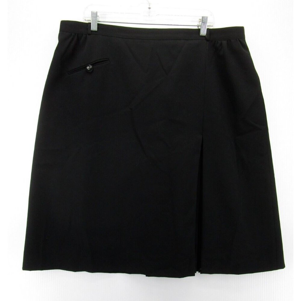 VINTAGE Skirt 40 Plus Alexanders Worsted Wool A-Line School Girl 90s